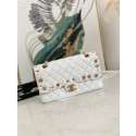 chanel classic handbag Lambskin& gold Metal AS1112 white HY1562Lo54