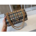 Chanel classic handbag Tweed & Gold-Tone Metal A01112-1 HY26153ER88