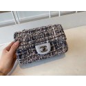 Chanel classic handbag Tweed & silver-Tone Metal A01116-5 HY16591nV16
