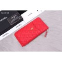 Chanel classic pouch Grained Calfskin& Gold-Tone Metal A84402 red HY2103cP15