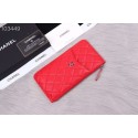 Chanel classic pouch Grained Calfskin& silver-Tone Metal A84402 red HY2156uT54
