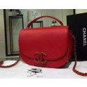 Chanel Classic Top Flap Bag Calfskin Leather A9510 Red HY4919Rc99