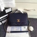 Chanel Classic Top Flap Bag Original Cannage Pattern A96587 Royal HY25654Fh96