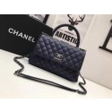 Chanel Classic Top Handle Bag Royal Original Leather A92991 Silver HY21701nV16