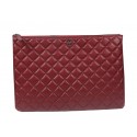 Chanel Clutch Bag Original Sheepskin Leather A69254 A69253 Burgundy HY13612rJ28