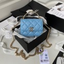 Chanel CLUTCH WITH CHAIN AP2758 blue HY18359bm74