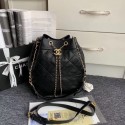 Chanel drawstring bag AS0456 black HY26419MO84