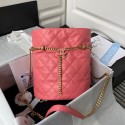 Chanel Drawstring Bag & Gold Metal AS3117 pink HY24262np57