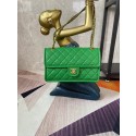 Chanel flap bag Grained Calfskin AS2358 green HY11319Yv36