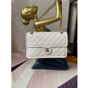 Chanel flap bag Grained Calfskin AS2358 white HY5236ED90