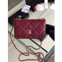 Chanel flap bag Lambskin & Gold-Tone Metal 3798 Purplish HY14437Yr55