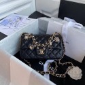 Chanel flap bag Lambskin & Gold-Tone Metal AS2326 Black HY14697Il41