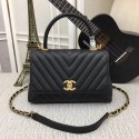Chanel Flap Bag with Top Handle 36620 black HY8200nU55