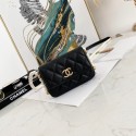 Chanel flap coin purse with chain 81085 black HY21486pB23