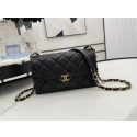 Chanel Flap Lambskin Shoulder Bag AS2557 black HY20794oK58