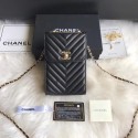 Chanel Flap Original Mobile phone bag 55698 black HY14751Af99