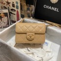 Chanel Flap Shoulder Bag Grained Calfskin AS3002 apricot HY737Zw99