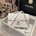 Chanel Flap Shoulder Bag Grained Calfskin AS3003 white HY4503lq41
