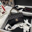 Chanel Flap Shoulder Bag Grained Calfskin AS9960 black HY7803pk20