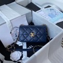 Chanel Flap Shoulder Bag Original leather AS2633 blue HY10057Yr55
