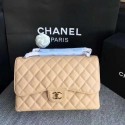 Chanel Flap Shoulder Bags Camel Original Calfskin Leather CF1113 Gold HY9312EC68