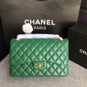Chanel Flap Shoulder Bags Green Original Lambskin Leather CF1113 Glod HY18356qM91