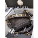 Chanel Gabrielle Hobo Original Crocodile Leather Bag A93824 Black HY2113Ty85