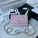 Chanel Grained Calfskin small Shoulder Bag AP33814 pink HY5298io33