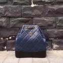 Chanel Hobo Bag Original Sheepskin Leather A92994 Blue HY4523iZ66