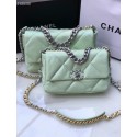 CHANEL Lambskin 19 Flap Bag AS1160 AS1161 light blue HY22655KX51