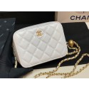 Chanel Lambskin camera bag AS2463 white HY18082XW58