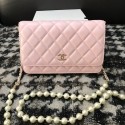 Chanel Lambskin Flap Shoulder Bag CC33814 pink HY20031Va47