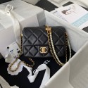 Chanel Lambskin Flap Shoulder Bag Original leather AS2855 black HY9829va68