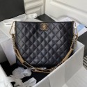 Chanel Lambskin Shoulder Bag AS2977 black HY14282Dq89