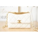 Chanel lambskin Shoulder Bag AS3240 white HY22604va68