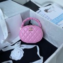 Chanel lambskin top handle bag AP27301 pink HY5969uZ84