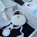 Chanel lambskin top handle bag AP27301 white HY18454VI95