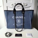 Chanel Large Canvas Tote Shopping Bag CHA1679 Royal HY20566ED90