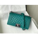 Chanel Le Boy Flap Shoulder Bag Original Leather A67086 green HY2939mV18
