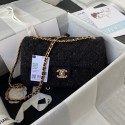 CHANEL MEDIUM FLAP BAG AS2820 black HY6494Gw67