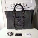 Chanel Medium Original Canvas Leather Tote Shopping Bag 66941A HY13300Kn56