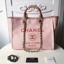 Chanel Medium Original Canvas Leather Tote Shopping Bag 66941D HY21569Hn31