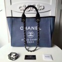 Chanel Medium Original Canvas Leather Tote Shopping Bag 66941H HY24804HB29