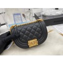 CHANEL MESSENGER BAG MINI BOY AS3315 black HY14229fH28