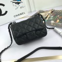 Chanel mini flap bag 8219 black HY21297TL77