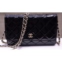 Chanel mini Flap Bag Black Patent Leather A33814P Gold HY12763sY95