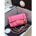 Chanel MINI Flap Bag Original Sheepskin Leather AS1787 Pink HY18681VF54