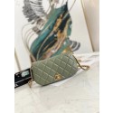 Chanel mini Flap Shoulder Bag Original leather AP2344 green HY18388pk20