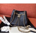 Chanel Mini Hobo Original Leather Bag CC5634 Black HY3500lk46
