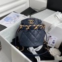 chanel mini Lambskin tote AS2390 Navy Blue HY25173sY95